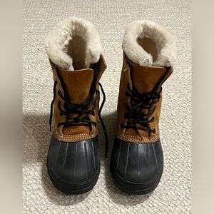 Kamik Brown and Black Winter Boots